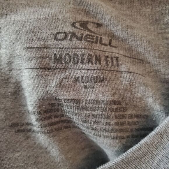 NWT O'Neill Modern Fit Gray Short Sleeve Tee Shirt (M) - Picture 5 of 5